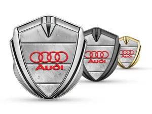 Audi Badge Autoadesivo Disegno Sportivo Tocco Premium